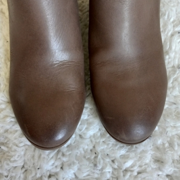 Crown Vintage Sandy Boots Real Leather Boots brown leather ankle booties - Picture 5 of 10